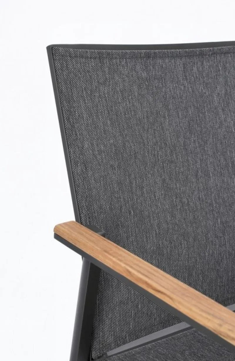 Online Bizzotto SEDIA IN ALLUMINIO ANTRACITE GK52 - CAMERON