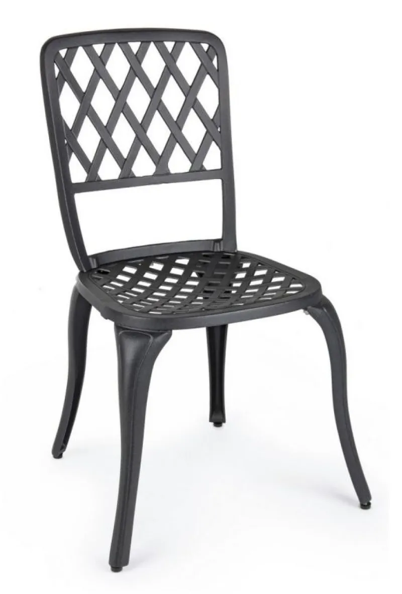 Best Bizzotto SEDIA IN ALLUMINIO ANTRACITE - FAENZA