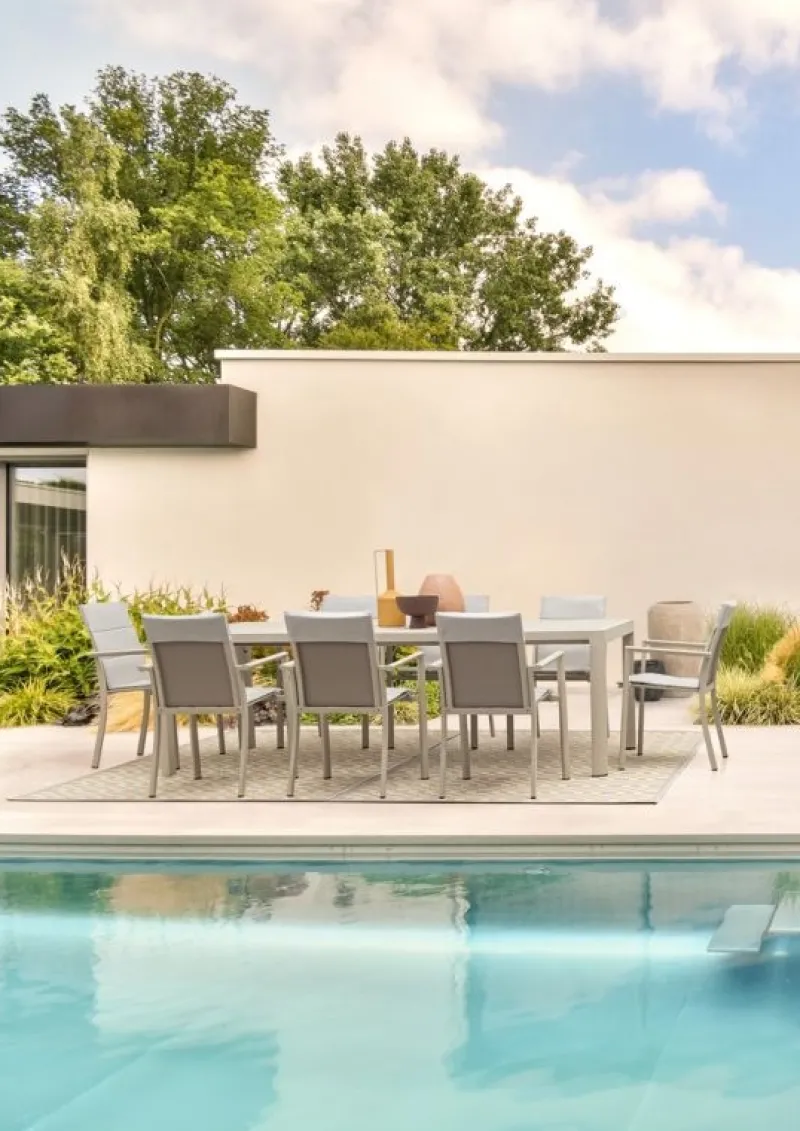 Bizzotto SEDIA IN ALLUMINIO IMPILABILE - KONNOR