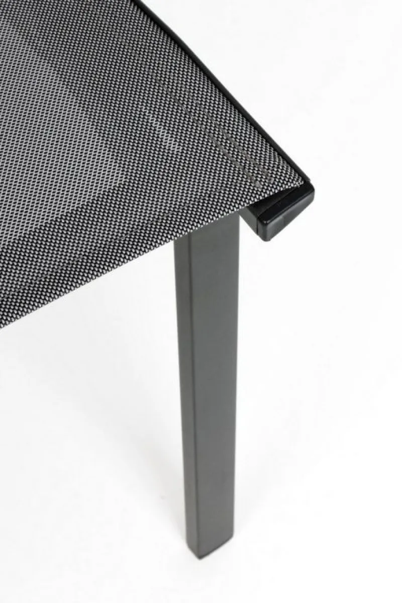 Best Bizzotto SEDIA IN ALLUMINIO IMPILABILE ANTARCITE GK52 - CRUISE