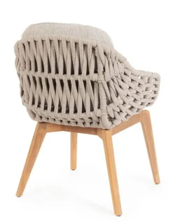 Hot Bizzotto SEDIA IN CORDA BEIGE - TAMIRES