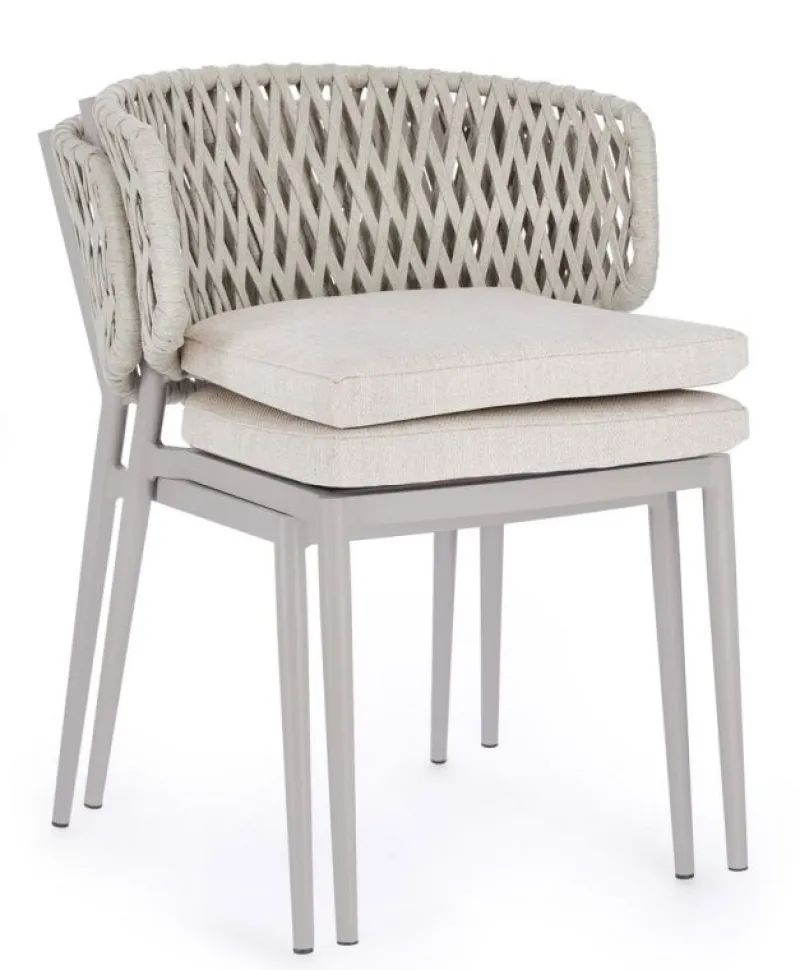 Outlet Bizzotto SEDIA IN CORDA MOON WG24 - NOELIA