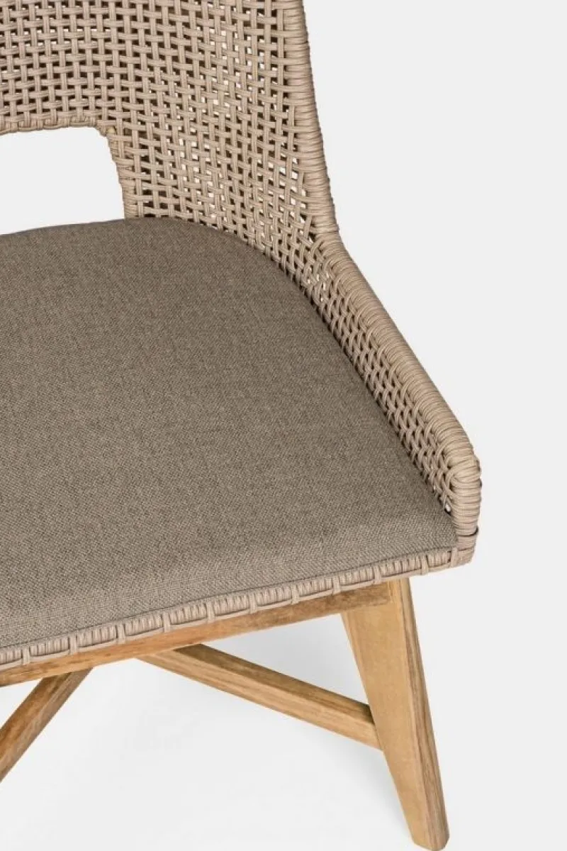 Clearance Bizzotto SEDIA IN CORDA PER ESTERNO TORTORA - HESPERIA