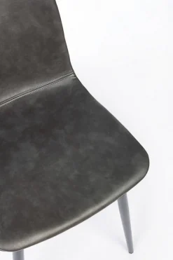 Online Bizzotto SEDIA IN ECOPELLE ANTRACITE - KYRA