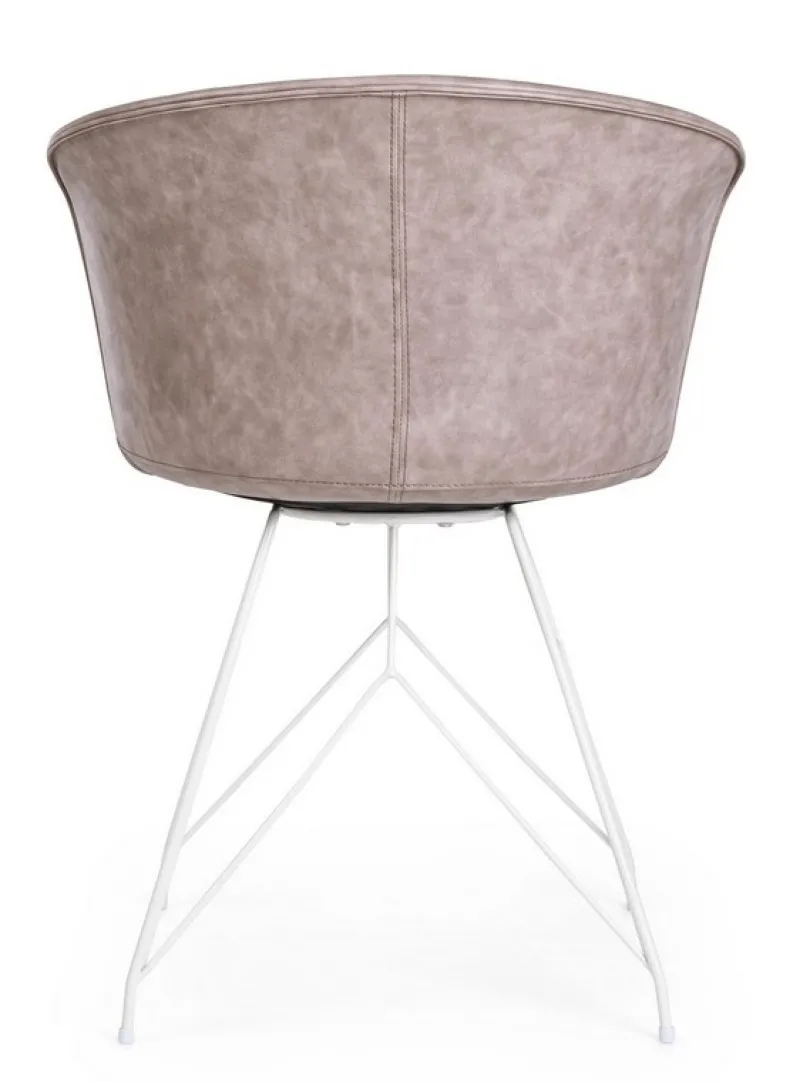 Hot Bizzotto SEDIA IN ECOPELLE BEIGE - LOFT