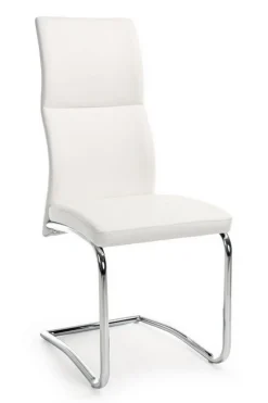 Clearance Bizzotto SEDIA IN ECOPELLE BIANCA - THELMA