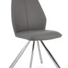 Outlet Bizzotto SEDIA IN ECOPELLE GRIGIA - MAXWELL