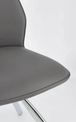 Outlet Bizzotto SEDIA IN ECOPELLE GRIGIA - MAXWELL
