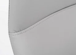 Outlet Bizzotto SEDIA IN ECOPELLE GRIGIO CHIARO - THELMA