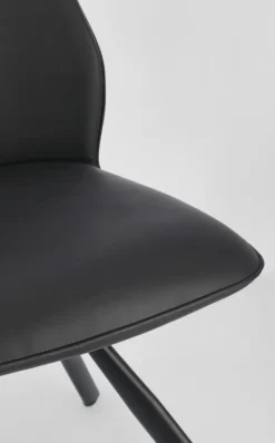 Hot Bizzotto SEDIA IN ECOPELLE NERA - MAXWELL