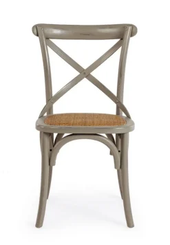 Online Bizzotto SEDIA IN LEGNO GRIGIO SCURO - CROSS