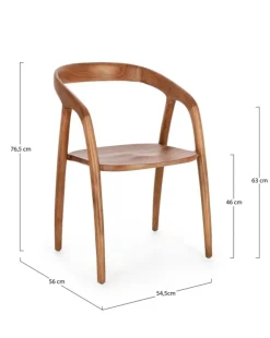 Bizzotto SEDIA IN LEGNO NATURALE - DOTTY