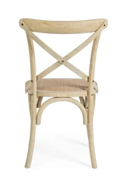 Discount Bizzotto SEDIA IN LEGNO NATURALE - CROSS