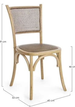 Discount Bizzotto SEDIA IN LEGNO NATURALE - CARREL