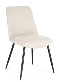 Clearance Bizzotto SEDIA IN TESSUTO BEIGE - CORA