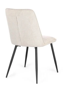 Clearance Bizzotto SEDIA IN TESSUTO BEIGE - CORA