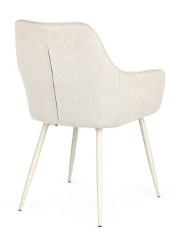 Discount Bizzotto SEDIA IN TESSUTO BEIGE - CORA