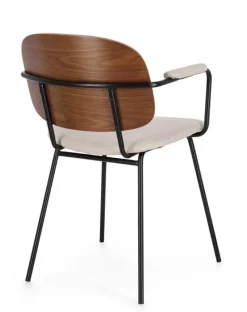 Best Bizzotto SEDIA IN TESSUTO BEIGE - SIENNA