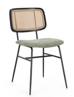 Hot Bizzotto SEDIA IN TESSUTO VERDE - GLENNA