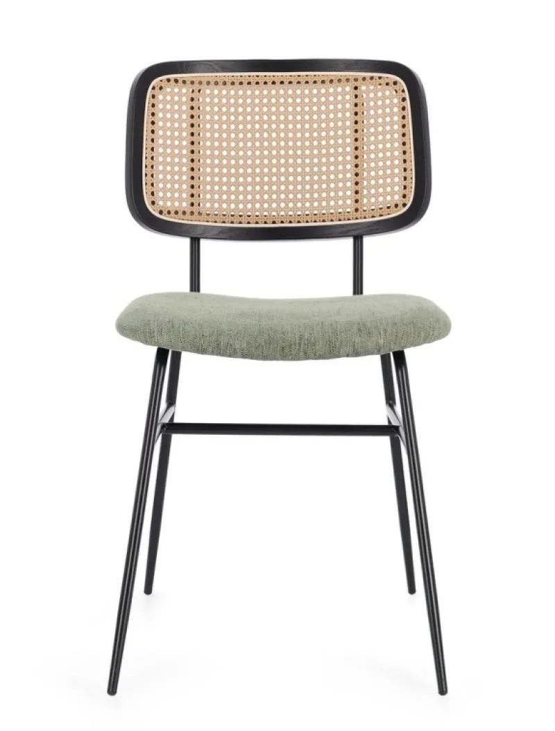 Hot Bizzotto SEDIA IN TESSUTO VERDE - GLENNA