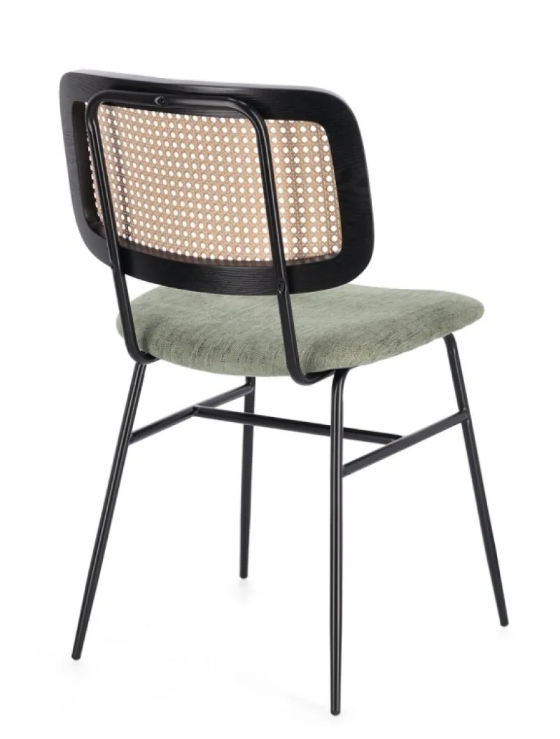 Hot Bizzotto SEDIA IN TESSUTO VERDE - GLENNA