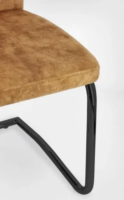 Discount Bizzotto SEDIA IN VELLUTO GIALLO - THELMA