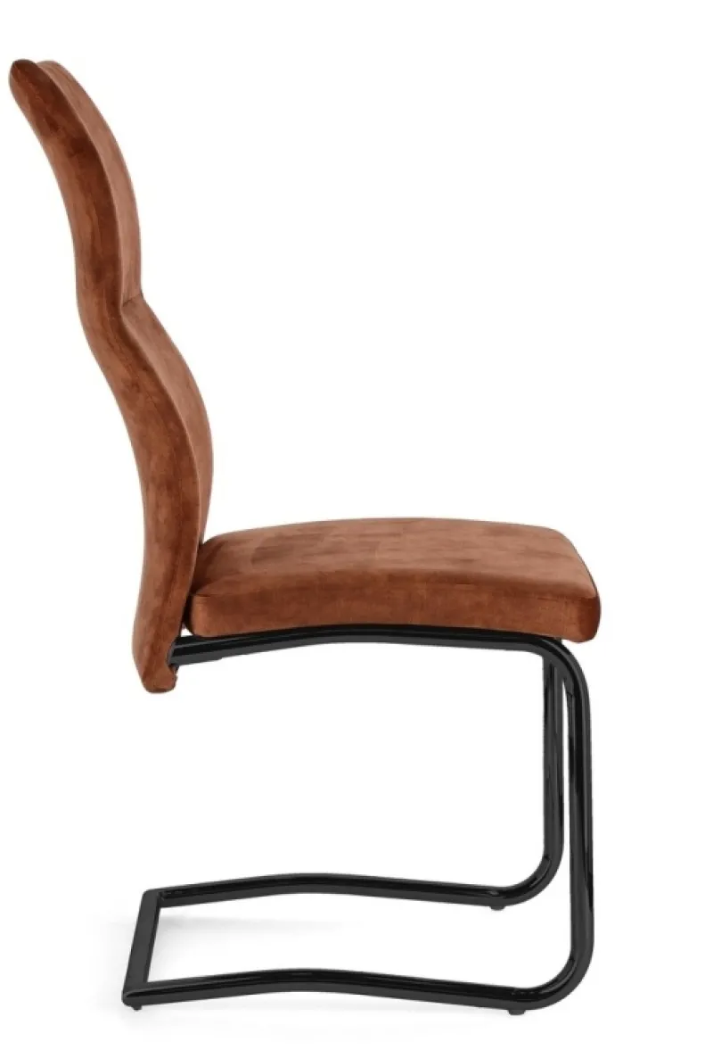 New Bizzotto SEDIA IN VELLUTO RUGGINE - THELMA