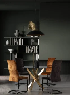 New Bizzotto SEDIA IN VELLUTO RUGGINE - THELMA