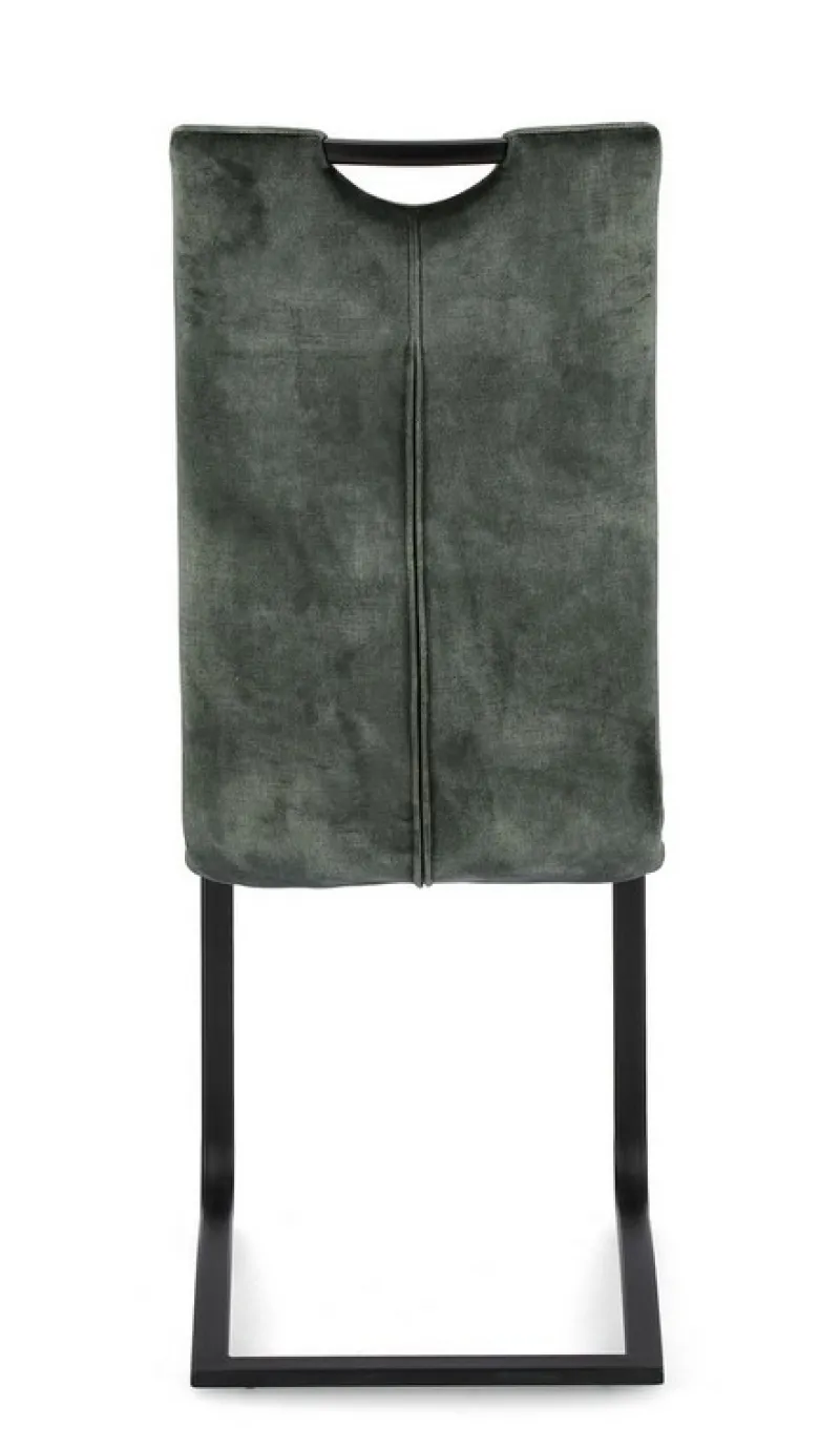 New Bizzotto SEDIA IN VELLUTO VERDE SCURO - KENNETH