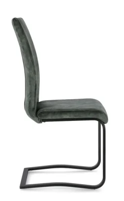 New Bizzotto SEDIA IN VELLUTO VERDE SCURO - KENNETH