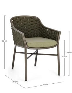 Clearance Bizzotto SEDIA OLIV QS24 - EVERLY