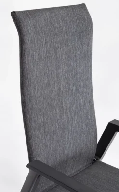 Bizzotto SEDIA RECLINABILE IN ALLUMINIO ANTRACITE JX55 - ETHAN