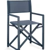 Best Bizzotto SEDIA REGISTA IN ALLUMINIO NAVY - TAYLOR