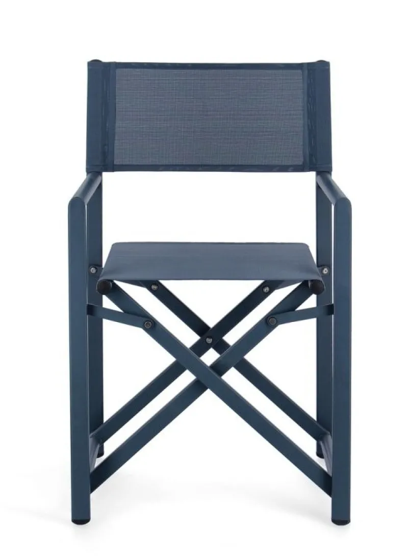 Best Bizzotto SEDIA REGISTA IN ALLUMINIO NAVY - TAYLOR