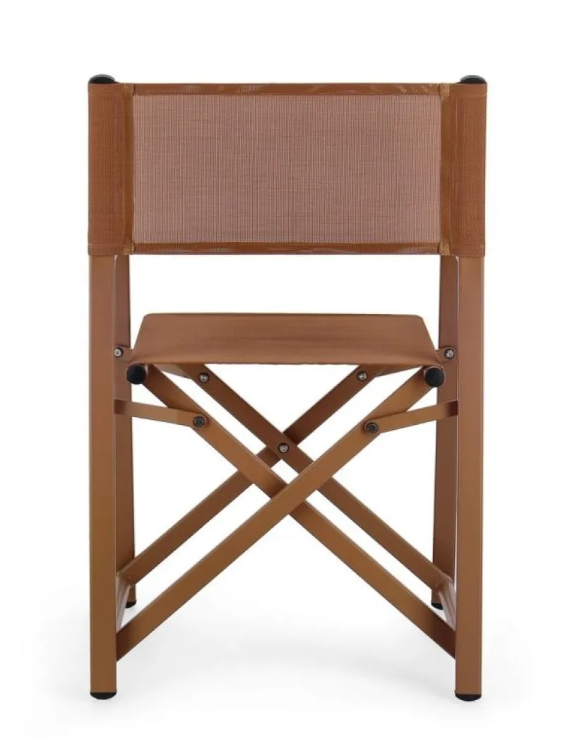 Best Bizzotto SEDIA REGISTA IN ALLUMINIO PECAN - TAYLOR