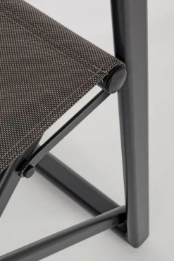 Hot Bizzotto SEDIA REGISTA IN ALLUMINIO PIEGHEVOLE ANTRACITE YK13 - LAGUN