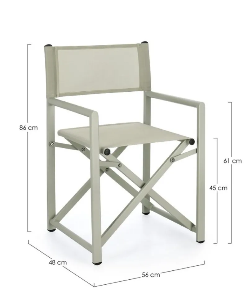 Discount Bizzotto SEDIA REGISTA TAYLOR BREEZE