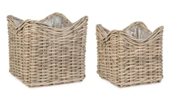 Hot Bizzotto SET2 CESTA HARIS QU GRIGIO