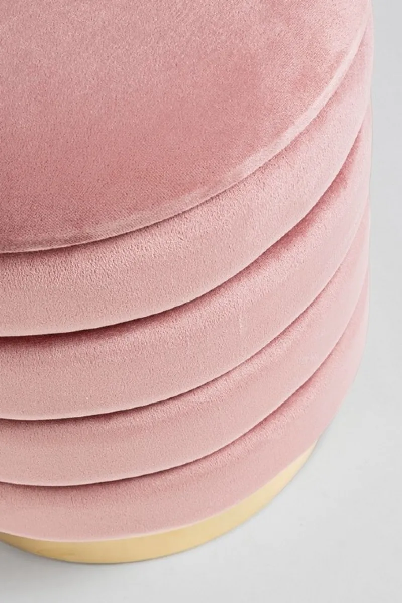 Online Bizzotto SET2 POUF CONTENITORE IN LEGNO ROSA ANTICO - DARINA