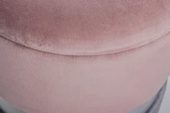 Sale Bizzotto SET2 POUF CONTENITORE ROSA GRIGIO - POLINA