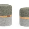 Online Bizzotto SET2 POUF CONTENITORE TANYA FOG