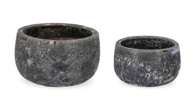 Sale Bizzotto SET2 P.VASO DUYEN TO ANTRACITE