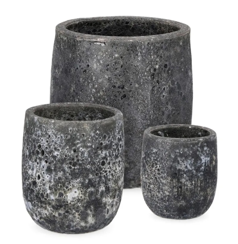 Bizzotto SET3 P.VASO DUYEN TO ANTRACITE