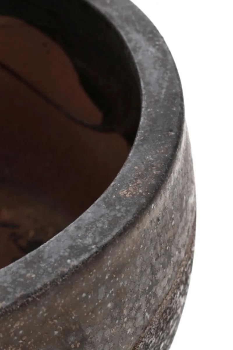 Clearance Bizzotto SET2 P.VASO DUYEN TONDO BASSO RUSTY