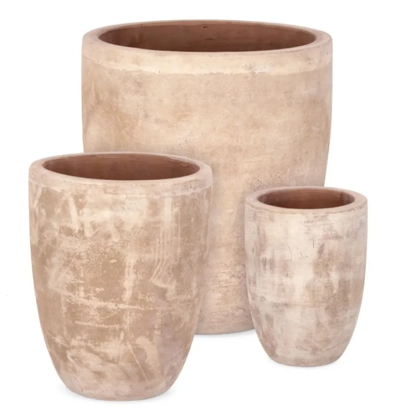 Bizzotto SET3 P.VASO MINH SVAS TERRACOTTA MARRONE