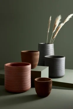 Outlet Bizzotto SET5 P.VASO RIGO TO RUSTY BASSO