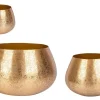 Sale Bizzotto SET3 P.VASO VARANASI TO ORO