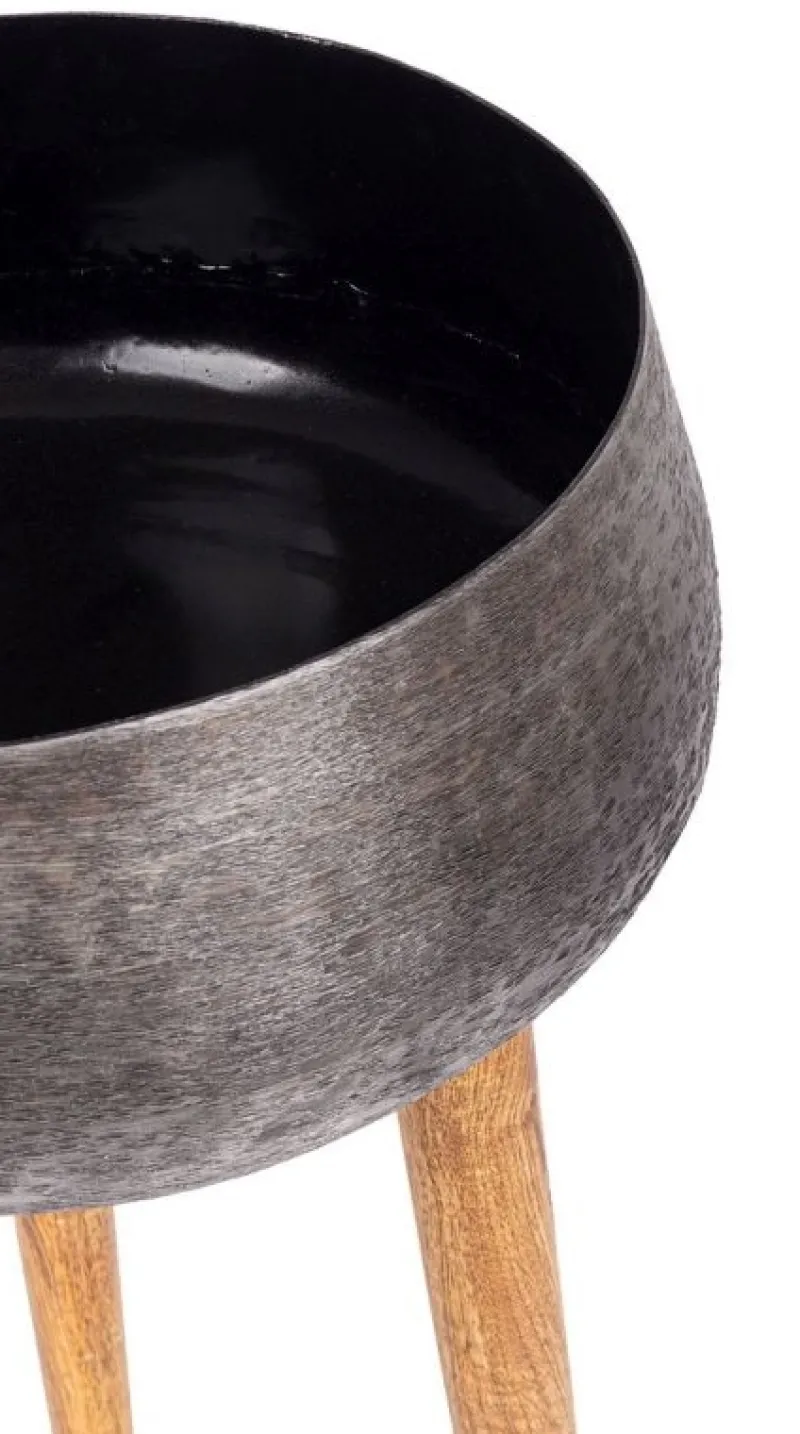 Best Bizzotto SET3 P.VASO VARANASI TREPPIEDE TO NERO