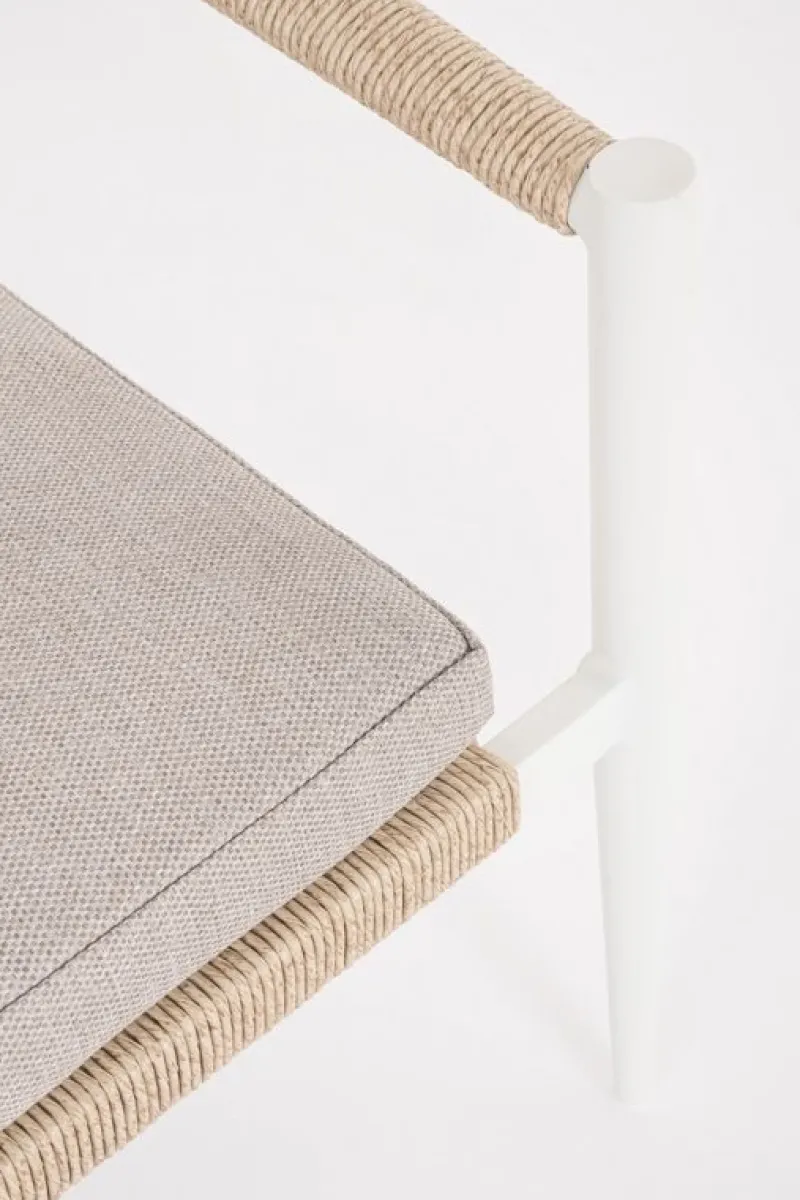 Clearance Bizzotto SET4 SALOTTO C-C JANDIA BIANCO/BEIGE