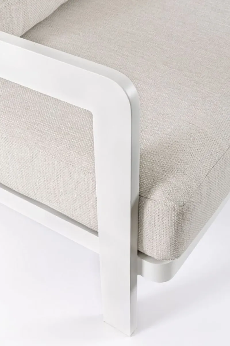 Sale Bizzotto SET4 SALOTTO IN CORDA PER ESTERNO BIANCO WG20 - PRESLEY